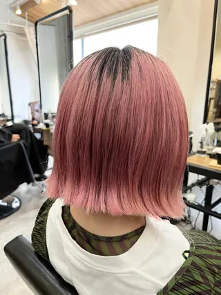 ショート カラー 🟢NEGi🟣 🫧髪質改善のヘアスタイル