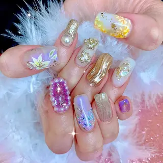 ネイル シェアサロンLei.g(レイジー)所属・3Dアートネイル💗 都築レナのネイルデザイン