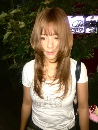 セミロング 縮毛モデル募集🎵 蒼衣のヘアスタイル