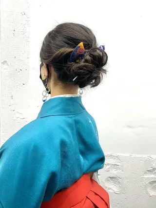 ミディアム カラー ヘアアレンジ 🎨カラー満足度 500%💫ヅル💫のヘアスタイル