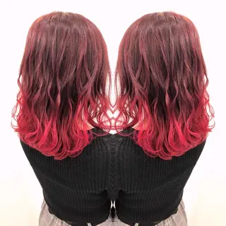 セミロング カラー 髪質改善特化サロン ICONIQ天神店のヘアスタイル