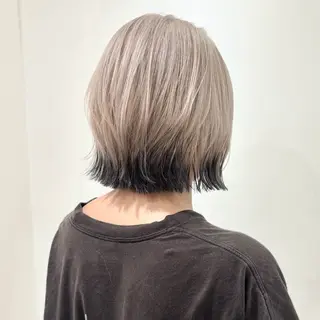 ショート カラー ハイトーン/ウルフ/ レイヤー/Asukaのヘアスタイル