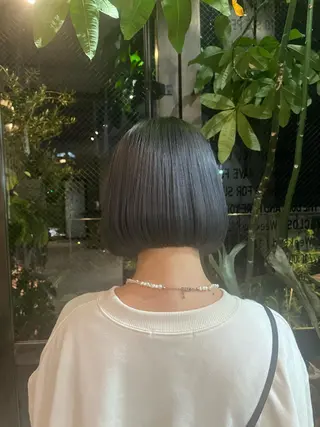 ショート ボブ/ベージュ/ パーマ🪿近森ゆいのヘアスタイル