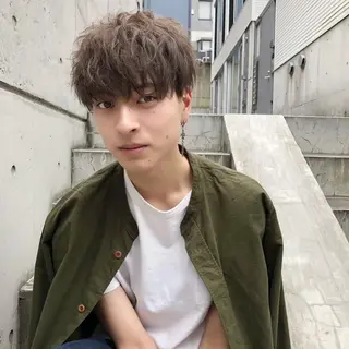 ヘアアレンジ メンズ Ella所属・nana【艶髪】/ レイヤー/縮毛矯正のヘアスタイル