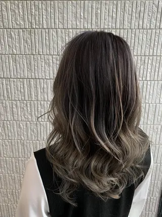 セミロング カラー 古畑 佑悟のヘアスタイル