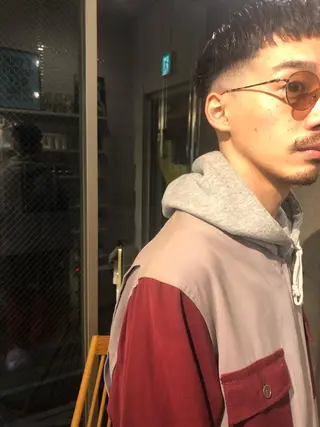 メンズ 🌈圧倒的デザイン パーマ　関和希のヘアスタイル