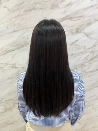 ロング 韓国🎀レイヤー/艶 髪/縮毛矯正/ユリナのヘアスタイル