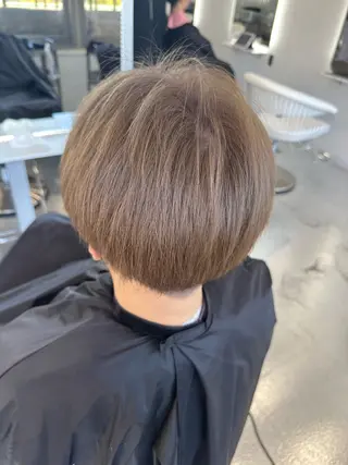 カラー メンズ ならざきつぐみ /天王寺/ハイトーンのヘアスタイル