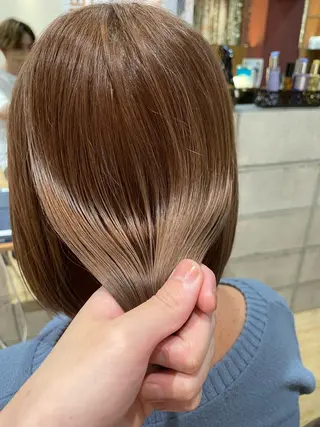 ミディアム i.+sapporo所属・ショート/レイヤー /札幌/小山内のヘアスタイル