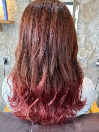 ロング カラー AUBE hair ales福岡平尾店所属・塚本 昂のヘアスタイル