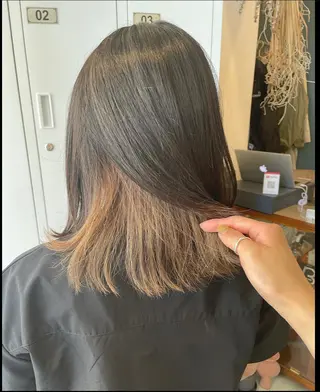 ミディアム カラー 中目黒🌼 🌼ハナのヘアスタイル