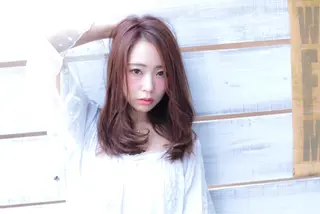 セミロング 小顔カット/レイヤー 【WiLL】加藤のヘアスタイル