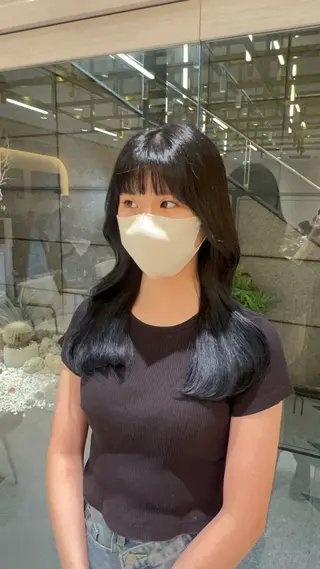 カラー 艶髪透明感🫧/ひか カットモデル募集✂︎のヘアスタイル