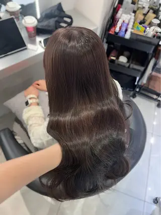 ロング カラー MITSUKI🤍 モテ髪×韓国レイヤーのヘアスタイル