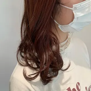 ミディアム カラー ヘアアレンジ hair  bh.maara所属・bh.maara デザイン／ハイトーンのヘアスタイル