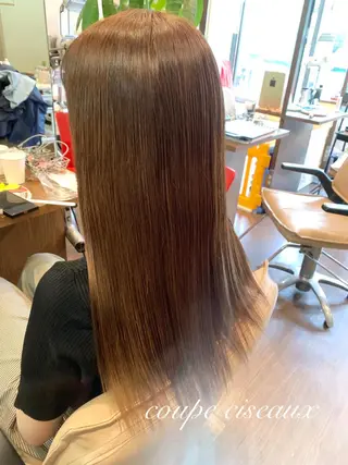 ロング カラー coupe ciseauxのヘアスタイル