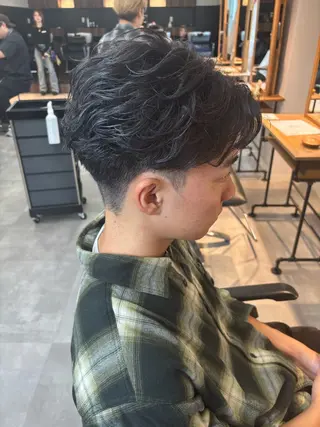 パーマ メンズ 千葉 メンズ パーマ特化🔥関のヘアスタイル