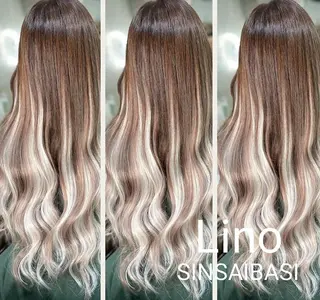 ロング メンズ カラー 深夜美容師🌞yuu イメチェンお任せ🩷のヘアスタイル