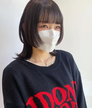 ミディアム HOLON池袋所属・ウルフカット ハッシュカット/七海のヘアスタイル