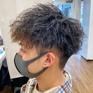 パーマ 🟦メンズ特化🟦 パーマ横浜市のヘアスタイル