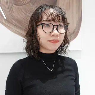 ミディアム パーマ ヘアアレンジ 🌐サトウ リョウ🌐のヘアスタイル