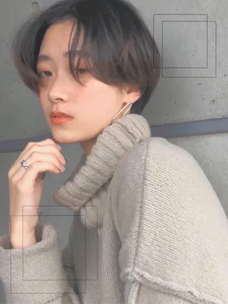 ショート カラー パーマ 🍊千葉 未来🍊店長のヘアスタイル