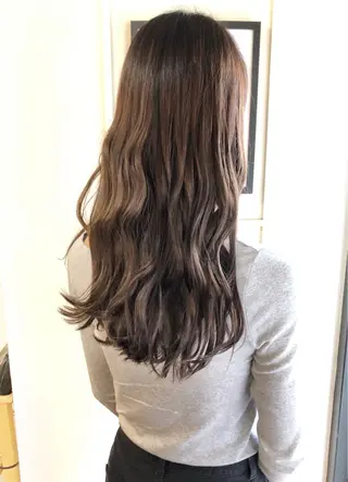 ロング カラー 🌿ダブルカラー/ 明大前/中村渓太のヘアスタイル