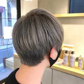 ショート カラー ショート/グレージュ 鈴木春樹のヘアスタイル