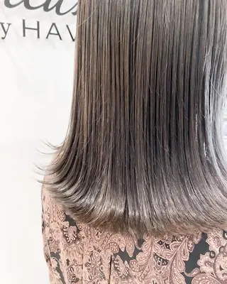 セミロング カラー ヘアアレンジ HAIR SALON M所属・ryota .のヘアスタイル