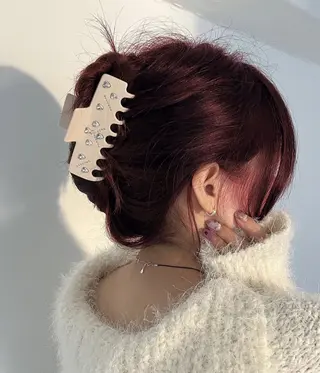 ロング *⋆꒰ঌまろやか暖色 まな🥣🪽のヘアスタイル