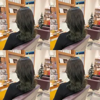 セミロング カラー 【カラー指名No 1✨】原田響のヘアスタイル
