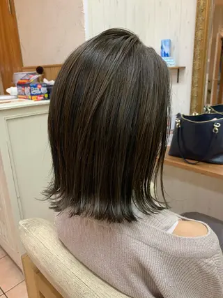 ミディアム 長谷川 湧のヘアスタイル