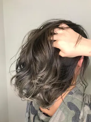 ミディアム カラー どんな髪の悩みも解決 します✨田嶋俊一✨のヘアスタイル