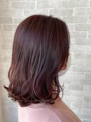 セミロング カラー Well's TAIGAのヘアスタイル