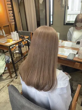 ロング カラー 梅田美容室 山崎海波のヘアスタイル