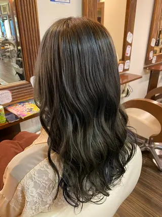 ロング カラー ヘアアレンジ 加藤 瑠美のヘアスタイル