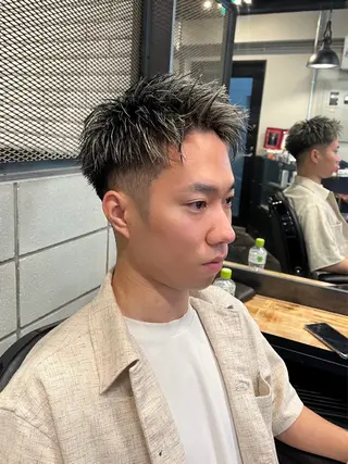 メンズ メンズ特化/パーマ/ メッシュ/竜成のヘアスタイル