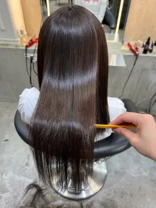 セミロング 髪質改善/ボブ/ ハイトーン❣️yuiのヘアスタイル