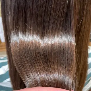 ミディアム カラー パーマ エイジングケア特化 美容師✂️山崎竜二のヘアスタイル