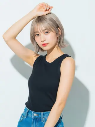 ミディアム カラー ❣️モテ髪❣️佐野 圭佑のヘアスタイル