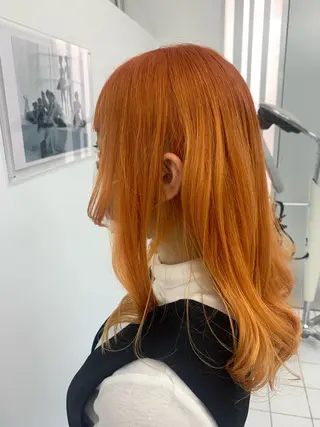 ロング カラー ❄️透明感ブリーチ ❄️TOWA市川のヘアスタイル
