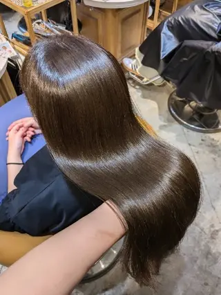 ロング 縮毛矯正/レイヤー 💎やまもとちひろのヘアスタイル