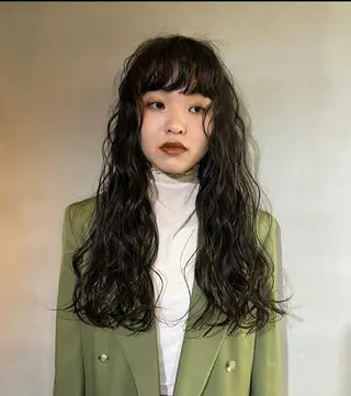 ロング 🎀縮毛矯正／メンズ パーマ🌀／りんのヘアスタイル