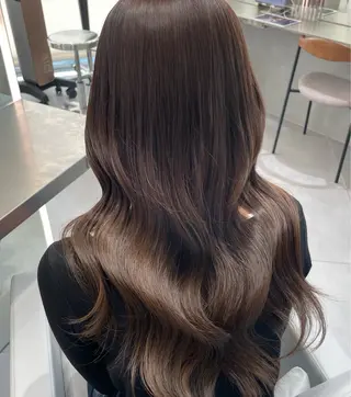 ロング カラー 田中 希のヘアスタイル
