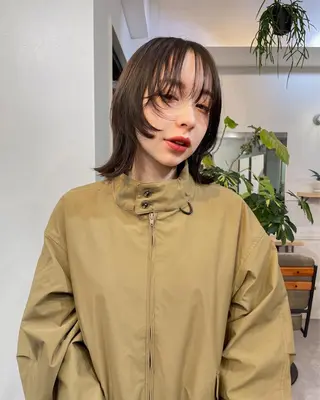 ショート カラー パーマ* 顔まわり似合わせのヘアスタイル