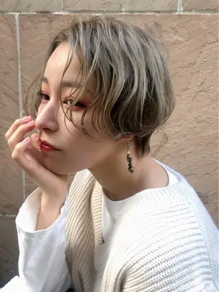 ショート Loom .by Sea  ルームバイシー所属・レイヤー/前髪/ 韓国/CHIHIROのヘアスタイル