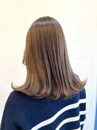 ミディアム カラー レイヤー/透明感 🍃鈴木裕介のヘアスタイル