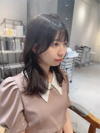 ミディアム 瀬畑 拓海のヘアスタイル