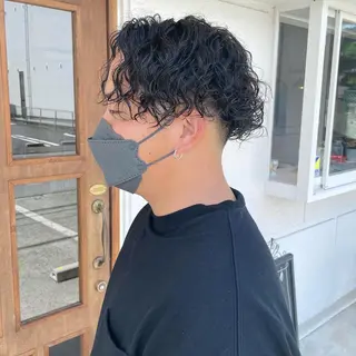 パーマ メンズ 渡邉 聖希のヘアスタイル