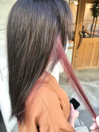 カラー FUJINO RYOのヘアスタイル